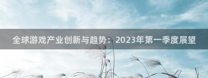 蓝冠娱乐登陆测速：全球游戏产业创新与趋势：2023年第一季度